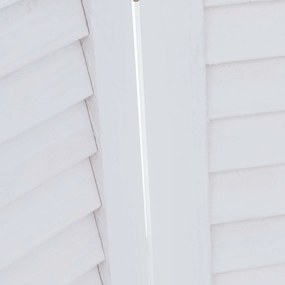 Paraván T568, deliaca stena, 4 panely - 170 × 160 cm - biela