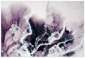 Obraz - Fialový mramor N⁰2 (90x60 cm)
