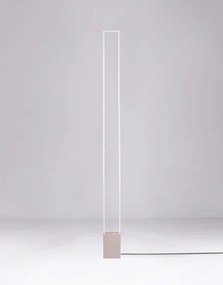 Moderná stojaca lampa Lithos Biela