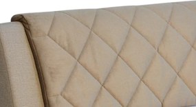 Posteľ Virginia 180x200 cm, béžová látka