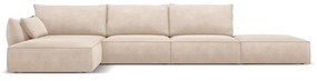 Béžová rohová pohovka (ľavý roh) Vanda - Mazzini Sofas