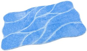 Kúpeľňový koberček Honey svetlomodrý