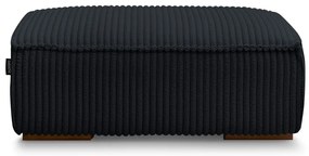 Čierna menčestrová podnožka Chelsea – Bobochic Paris