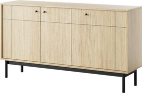 TROJDVEROVÁ KOMODA SERENO DUB LINEA 154 cm