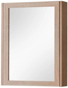 Kúpeľňová skrinka so zrkadlom Piano 840 1D dub sonoma
