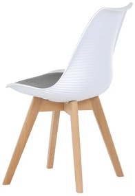 Autronic BONTEC Jedálenská stolička, biela, plast, CT-X7056 GREY Farba: Biela