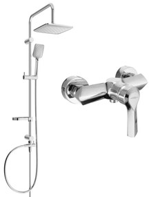 Mexen Sven sprchový set s dažďovou sprchou a sprchovou batériou Sabre, chrómová, 72140262-00
