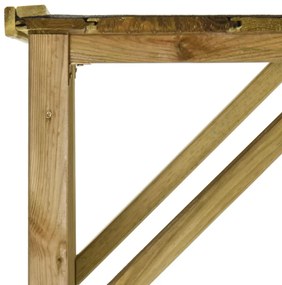 Prístrešok na náradie a drevo, borovica 253x80x170 cm