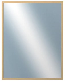 DANTIK - Zrkadlo v rámu, rozmer s rámom 70x90 cm z lišty KASSETTE jaseň (2860)