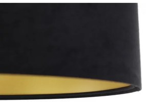 Luster na lanku SWING 1xE27/60W/230V čierna/šedá/zlatá