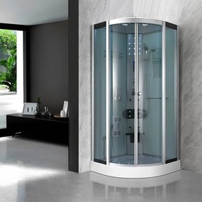 Terra Hydromasážny box WSH7118W biely, 100x100 bez sauny
