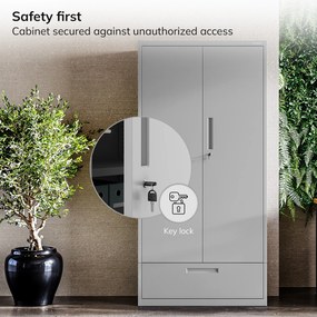 Megan Szary - szuflada pojedyncza 185 cm