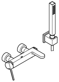 GROHE 33547003 - Vaňová batéria PLUS lesklý chróm