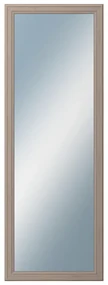 DANTIK - Zrkadlo v rámu, rozmer s rámom 50x140 cm z lišty STEP hnedá (3020)