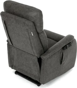 Polohovacie kreslo čierne, elektrické TV-L8904 BK3
