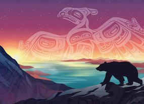 Cobble Hill Puzzle Búrlivák a medveď 500 dielikov