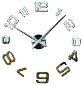 Moderné nalepovacie nástenné hodiny | 3D hodiny 12S053-Wanduhr HEU-