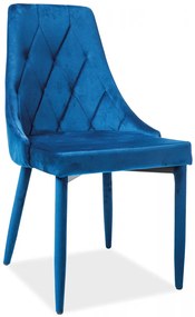 Jedálenská stolička Trix Velvet - granátová