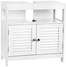 Biela kúpeľňová skrinka EIKE