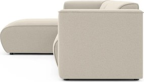 Béžová rohová pohovka (ľavý roh/s leňoškou) Merid – Ropez