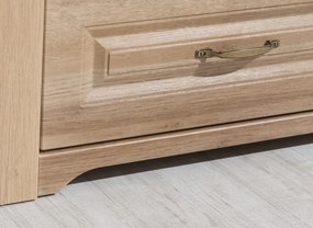 Zásuvková komoda Atik, dub riviéra