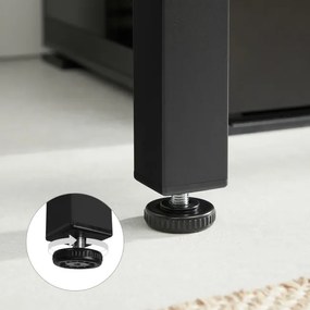 Jedálenský stôl TESSA dub artisan / čierne nohy