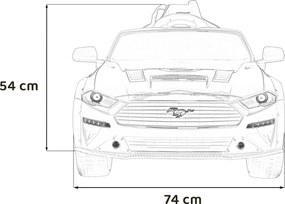 Ramiz Ford Mustang GT auto na batérie pre deti Červená