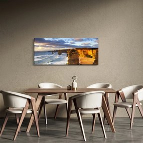Obraz morských útesov (120x50 cm)