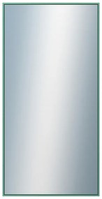 DANTIK - Zrkadlo v rámu, rozmer s rámom 50x100 cm z lišty Hliník zelená m. (7002246)