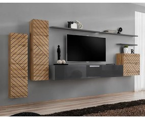 Obývacia Stena Switch I Line Wotan/Grafit