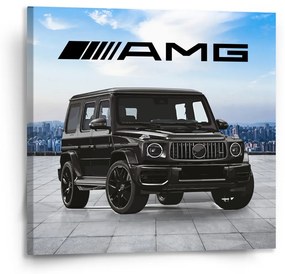 Sablio Obraz AMG auto - 110x110 cm