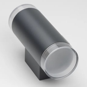 Brilagi - Vonkajšie nástenné svietidlo MATERA 2xGU10/30W/230V antracit IP54