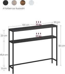 Konzolový stolík LNT131B22