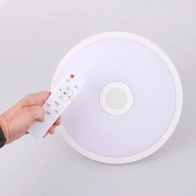 Globo - LED RGB Kúpeľňové svietidlo s reproduktorom RAFFY LED/18W/230V IP44 + DO