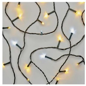 LED Vianočná vonkajšia reťaz 80xLED/13m IP44 teplá/studená biela