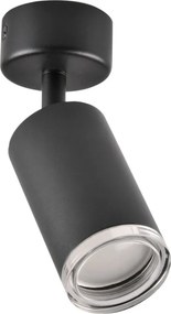 LED RGBW Stmievateľné kúpeľňové bodové svietidlo TURYN 1xGU10/4,8W/230V IP44 čierne