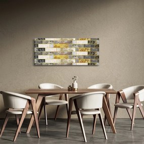 Obraz - Dekor s textúrami (120x50 cm)