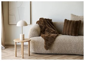 Okrúhly odkladací stolík z dubového dreva ø 40 cm Jena – House Nordic