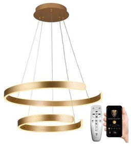 NEDES LED Stmievateľný luster na lanku LED/120W/230V 3000-6500K + diaľkové ovládanie J4328/G