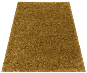 Ayyildiz Kusový koberec SYDNEY 3000, Zlatá Rozmer koberca: 100 x 200 cm