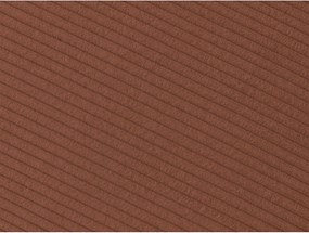 Oranžová menčestrová pohovka 242 cm Giorgia – Bobochic Paris