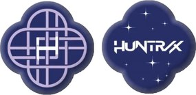 Halantex Tvarovaný vankúšik - K-Pop Demon Hunters "Logo Huntrix" 40 cm
