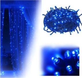 Vianočné svetielka vnútorné modré 300 LED