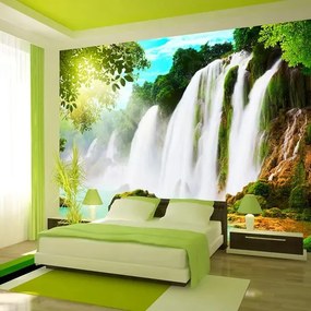 Fototapeta - The beauty of nature: Waterfall Veľkosť: 150x105, Verzia: Premium