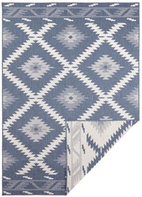 NORTHRUGS - Hanse Home koberce Kusový koberec Twin Supreme 103430 Malibu blue creme – na von aj na doma - 120x170 cm