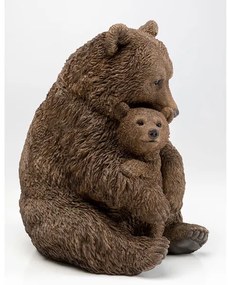 Cuddle Bear Family dekorácia hnedá 26 cm