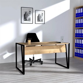 Písací stôl Cun dub artisan/čierny