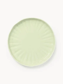 Plytké taniere's reliéfom z porcelánu Sali, 4 ks