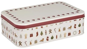 Ib Laursen Plechová dóza My Nostalgic Christmas Flat Square