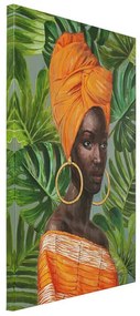 African Lady obraz viacfarebný